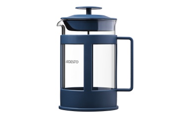 Френч-прес ARDESTO Fresh, 800мл, боросилікатне скло, пластик, прозорий, синій (AR1008BEF)