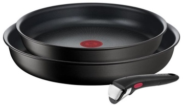 Набір посуду Tefal Ingenio Unlimited, змінна ручка, 3предмети, алюміній, бакеліт, чорний (L7638942)