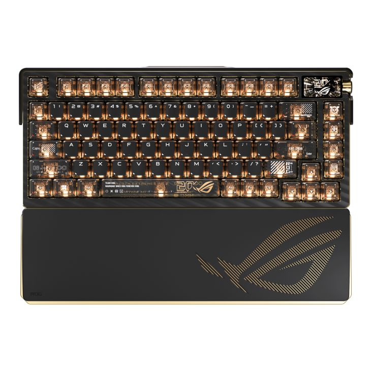 Клавіатура механічна ASUS ROG Azoth Extreme, 82key, WL, Edition 20 (90MP04VF-BKUA20)
