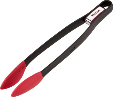 Щипці кухонні Tefal Ingenio, пластик, силікон, чорно-червоний (K2060714)