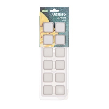 Форма для льоду з кришкою ARDESTO Fresh, 26х9.5х3.5см, силікон, пластик, бежевий (AR3595BE)