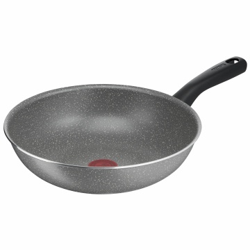Сковорода Вок Tefal Tefal Cook Natural, 28см, алюміній, бакеліт, сірий (B5791902)
