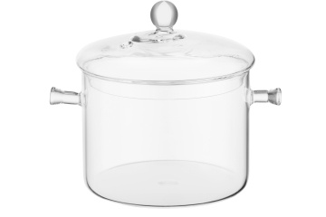 Каструля з кришкою ARDESTO Black Mars, 2л, боросилікатне скло (AR0720G)