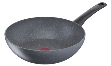 Сковорода ВОК Tefal Healthy Chef, 28см, алюміній, сірий (G1501972)