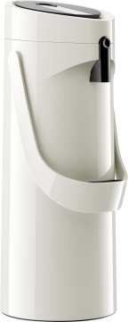 Термос Tefal Ponza Pump, 1.9л, пластик, скло, білий (K3140214)