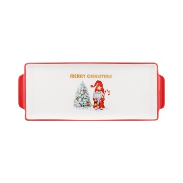 Блюдо ARDESTO Gnomes, 30х12см, порцеляна, прямокутна (AR3061)