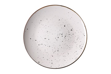 Тарілка обідня ARDESTO Bagheria Bright white, 26см, кераміка, білий (AR2926WGC)