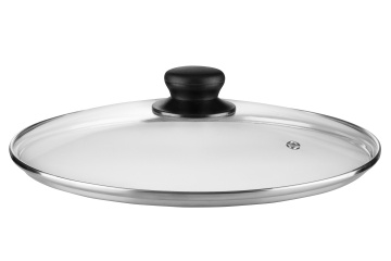 Кришка ARDESTO Gemini Gourmet, 26см, термостійке скло, нержавіюча сталь, бакеліт (AR1926GGL)