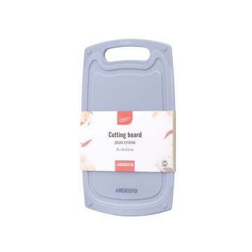 Дошка кухонна ARDESTO Gemini, 25х15х0.8см, пластик, сірий (AR1425GR)
