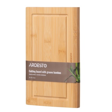 Дошка кухонна з жолобом ARDESTO Midori, 25х16х1.5см, бамбук (AR1425BM)