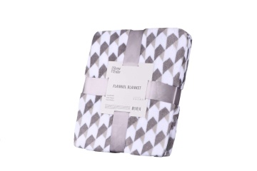 Плед ARDESTO Flannel, 160х200см, 100% поліестер, геометрія (ART0104PB)