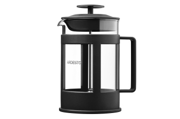 Френч-прес ARDESTO Fresh, 800мл, боросилікатне скло, пластик, прозорий, чорний (AR1008BLF)