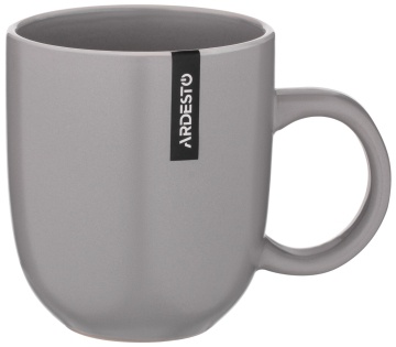 Чашка ARDESTO Cremona Dusty grey, 390мл, кераміка, сірий (AR2939GRC)