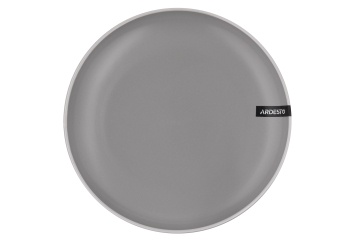 Тарілка десертна ARDESTO Cremona Dusty grey, 19см, кераміка, сірий (AR2919GRC)