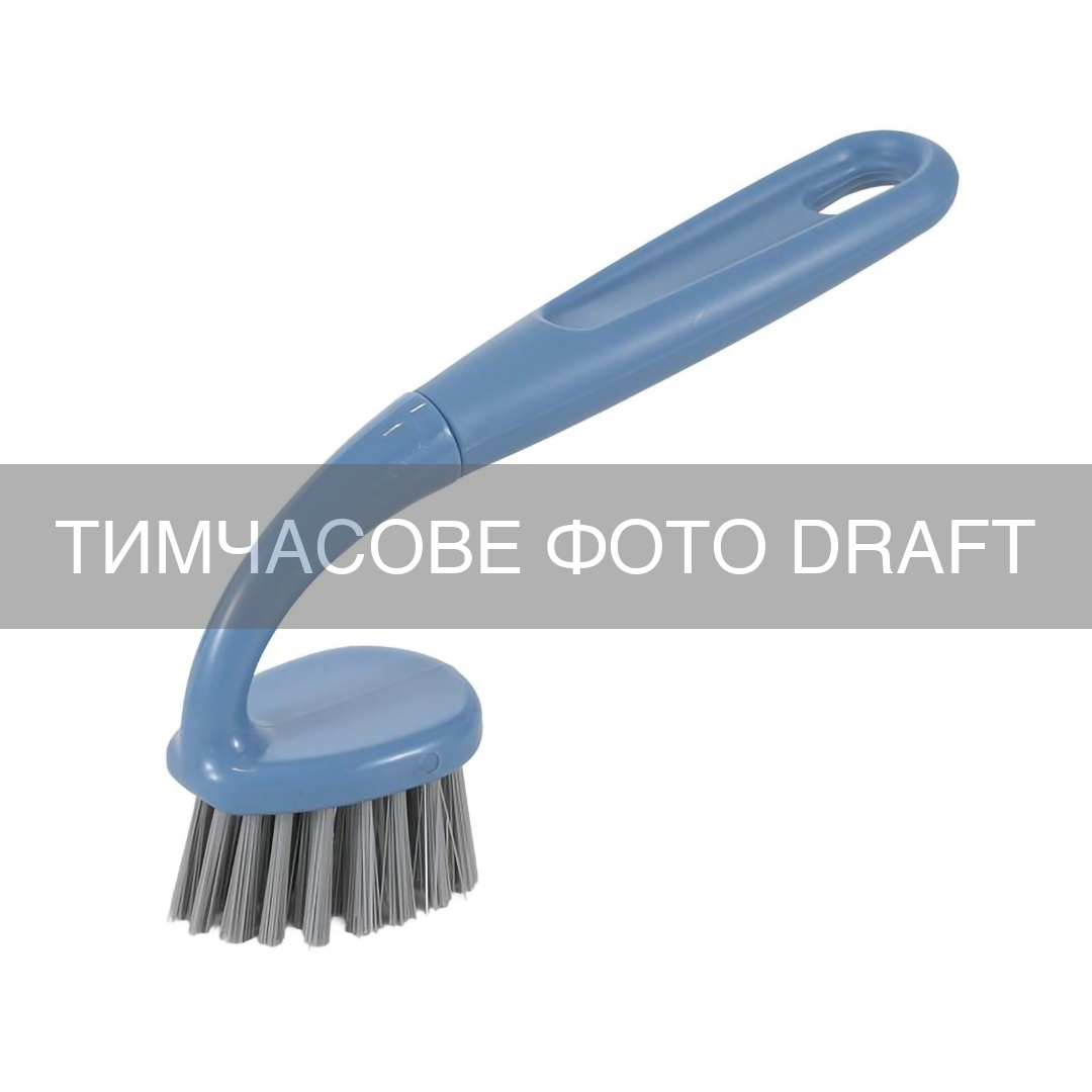 Щітка для миття посуду ARDESTO Easy 18.5х4.3x6.5см, пластик, блакитний (ARHK4205B)