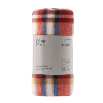 Плед ARDESTO Fleece 130x160см, 100% поліестер, клітинка, біло-коричневий (ART0720PB)