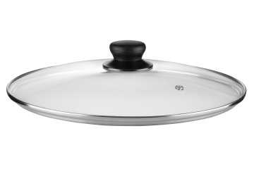 Кришка ARDESTO Gemini Gourmet, 28см, термостійке скло, нержавіюча сталь, бакеліт (AR1928GGL)