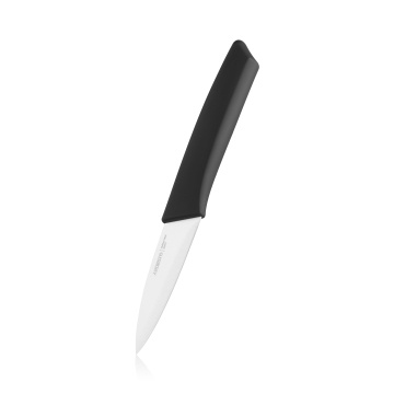 Кухонний ніж для овочів ARDESTO Gemini Gourmet, 9.5см, нержавіюча сталь, пластик, чорний (AR2035SB)