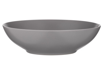 Тарілка супова ARDESTO Cremona Dusty grey, 20см, кераміка, сірий (AR2920GRC)