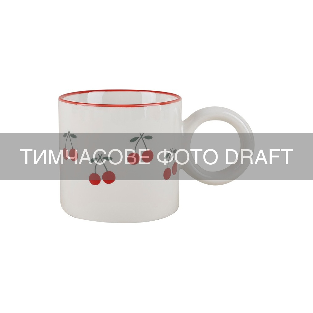 Чашка ARDESTO Cherry, 330мл, порцеляна, багатокольоровий (AR2133C)