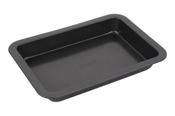 Форма для випікання ARDESTO Gemini, 34.5x24x4.5см, вуглецева сталь, прямокутна, сірий (AR2508G)