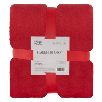 Плед ARDESTO Flannel 160х200см, 100% поліестер, червоний (ART0226SB)