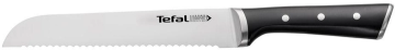 Ніж для хліба Tefal Ice Force, 20см, нержавіюча сталь, пластик, чорний (K2320414)