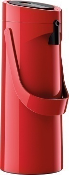 Термос Tefal Ponza Pump, 1.9л, пластик, скло, червоний (K3140314)