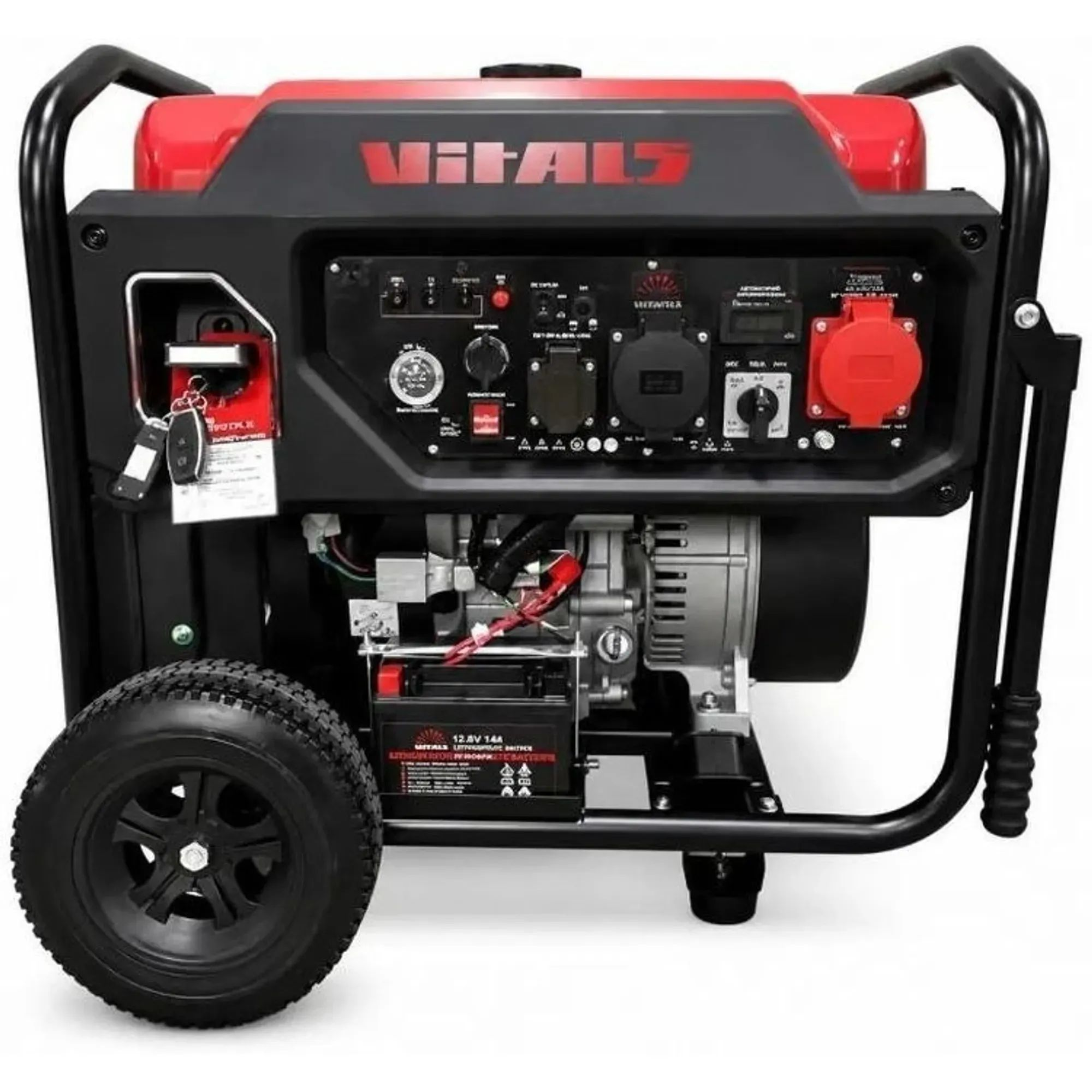 Генератор бензиновий інверторний Vitals IG 10.0bat dual power 230В, 10.0/11.0кВт, ручний стартер, 84кг (250585)