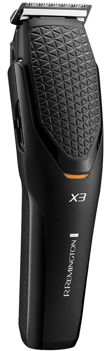 Машинка для стрижки Remington Power X Series X3, мережа+акум., насадок-2, кейс,ножиці, гребінець в компл, сталь, чорний (HC3000GP)