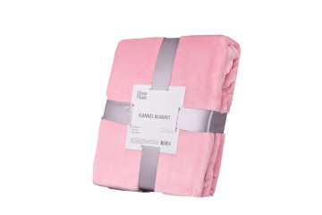 Плед ARDESTO Flannel, 160х200см, 100% поліестер, рожевий (ART0207SB)