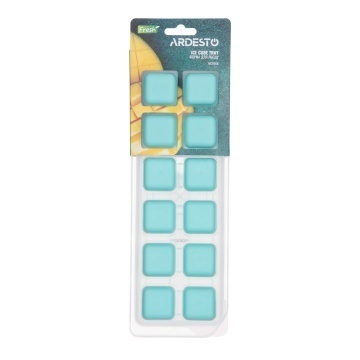 Форма для льоду з кришкою ARDESTO Fresh, 26х9.5х3.5см, силікон, пластик, синій (AR3595B)