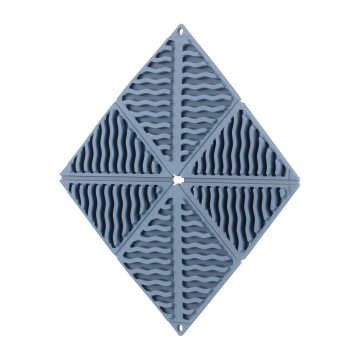 Підставка під гаряче ARDESTO Gemini, 16.5х16.5х1.7см, силікон, синій (AR4012B)