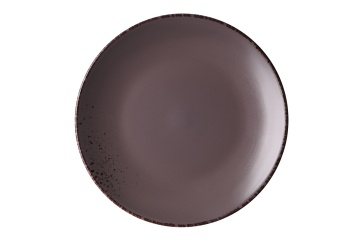 Тарілка обідня ARDESTO Lucca Grey brown, 26см, кераміка, коричневий (AR2926GMC)