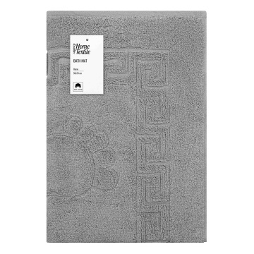 Килимок для ніг махровий Ardesto Home 50х70см, 100% бавовна, сірий (ART2557GR)