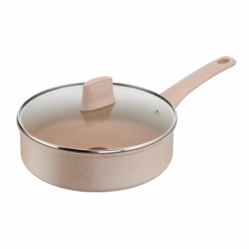 Сотейник Tefal Delight, з кришкою, 24см, алюміній, бпкеліт, бежевий (G2933202)
