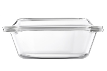 Форма для запікання з кришкою ARDESTO Black Mars, 23.3х20.6х10.2см, боросилікатне скло, кругла, прозорий (AR2406BG)
