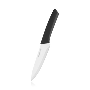 Кухонний ніж кухарський ARDESTO Gemini Gourmet, 15.5см, нержавіюча сталь, пластик, чорний (AR2133SB)