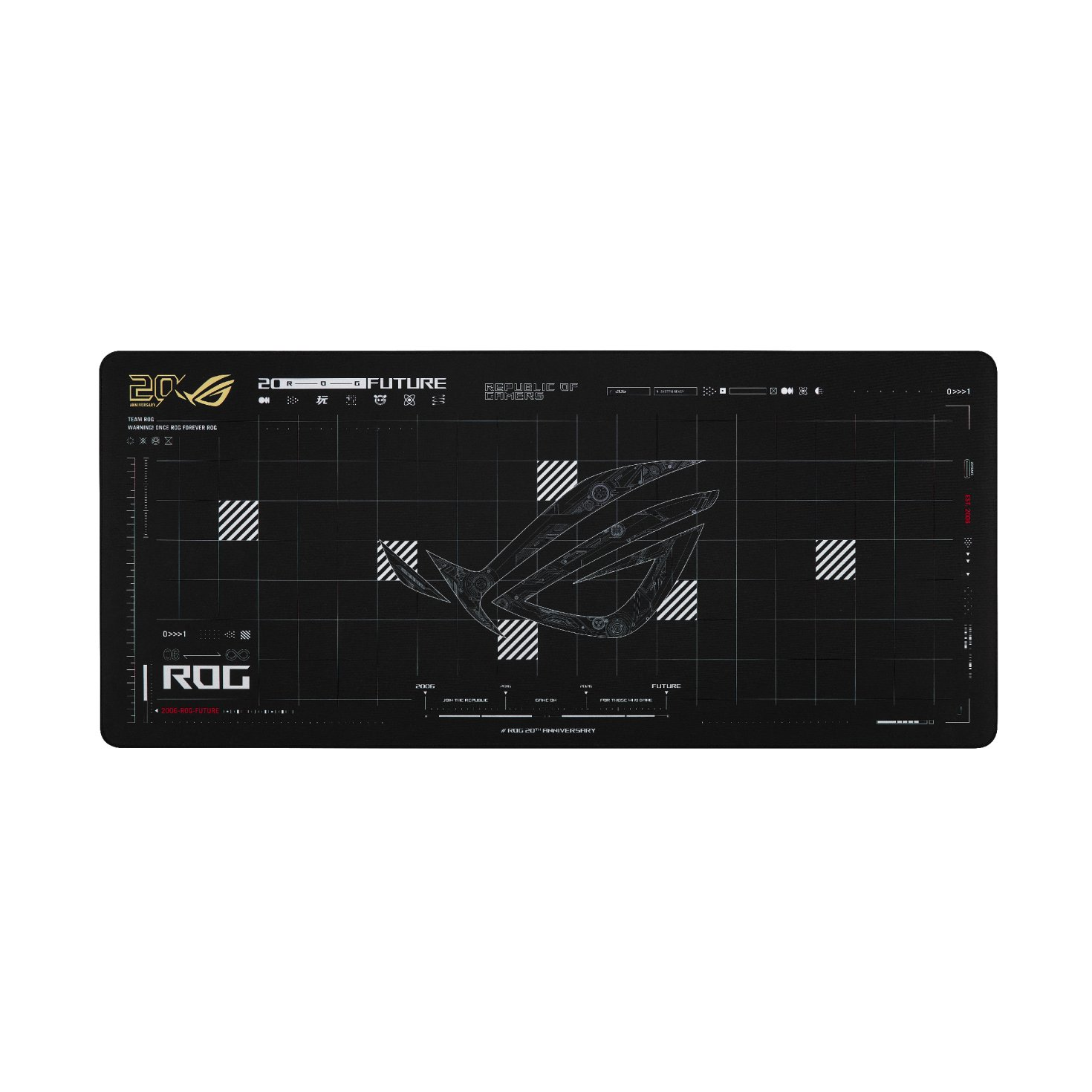 Ігрова поверхня ASUS ROG Scabbard II, XXL (900x400x3мм), Edition 20 (90MP05H0-BPUA00)