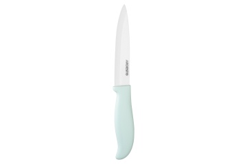Ніж керамічний слайсерний Ardesto Fresh, 12.5см, кераміка, пластик, блакитний (AR2124CT)