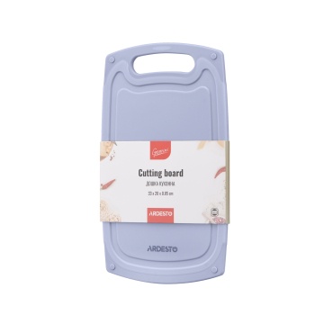 Дошка кухонна ARDESTO Gemini, 33х20х0.85см, пластик, сірий (AR1433GR)