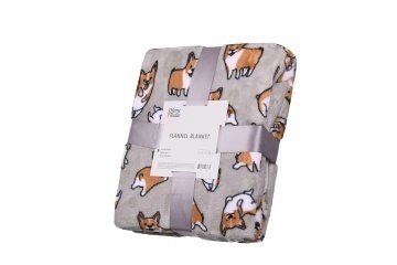 Плед ARDESTO Flannel, 160х200см, 100% поліестер, коргі (ART0109PB)