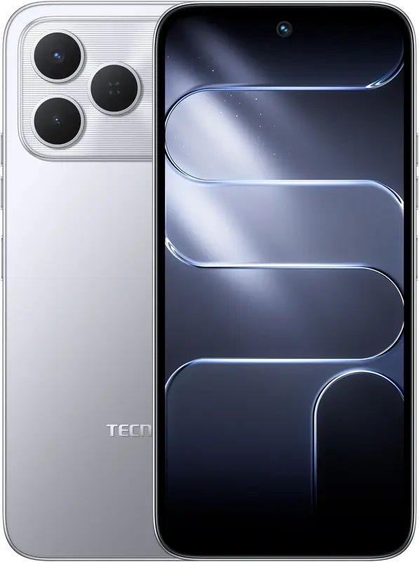 Смартфон TECNO Spark 50 (KN4n) 6.78" 6/128ГБ, 2SIM, 6700мА•год, Neo Titanium (4894947138744)