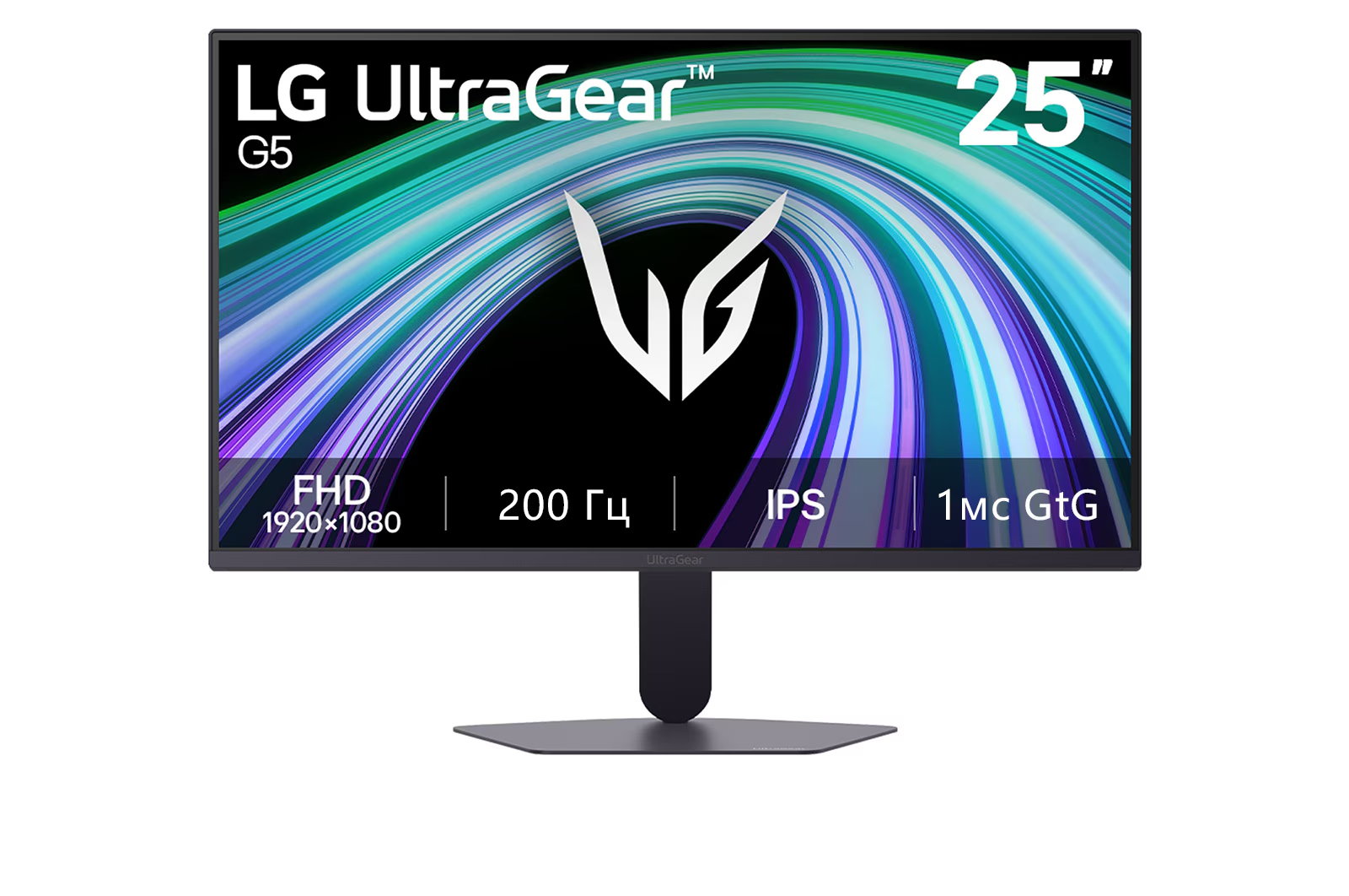 Монітор LG 24.4" 2хHDMI, DP, Audio, IPS, 200Hz, 1ms, sRGB 99%, G-SYNC, FreeSync, HDR10 (25G523B-B)