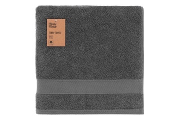 Рушник махровий ARDESTO SuperSoft, 70х140см, 100% бавовна, сірий темний (ART2270MC)