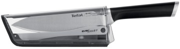 Кухонний ніж кухарський Tefal Eversharp, 16.5см, з чохол-точило нержавіюча сталь, пластик, чорний (K2569004)
