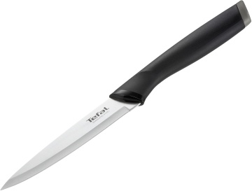 Кухонний ніж універсальний Tefal Comfort, 12см, нержавіюча сталь, пластик, чорний (K2213944)