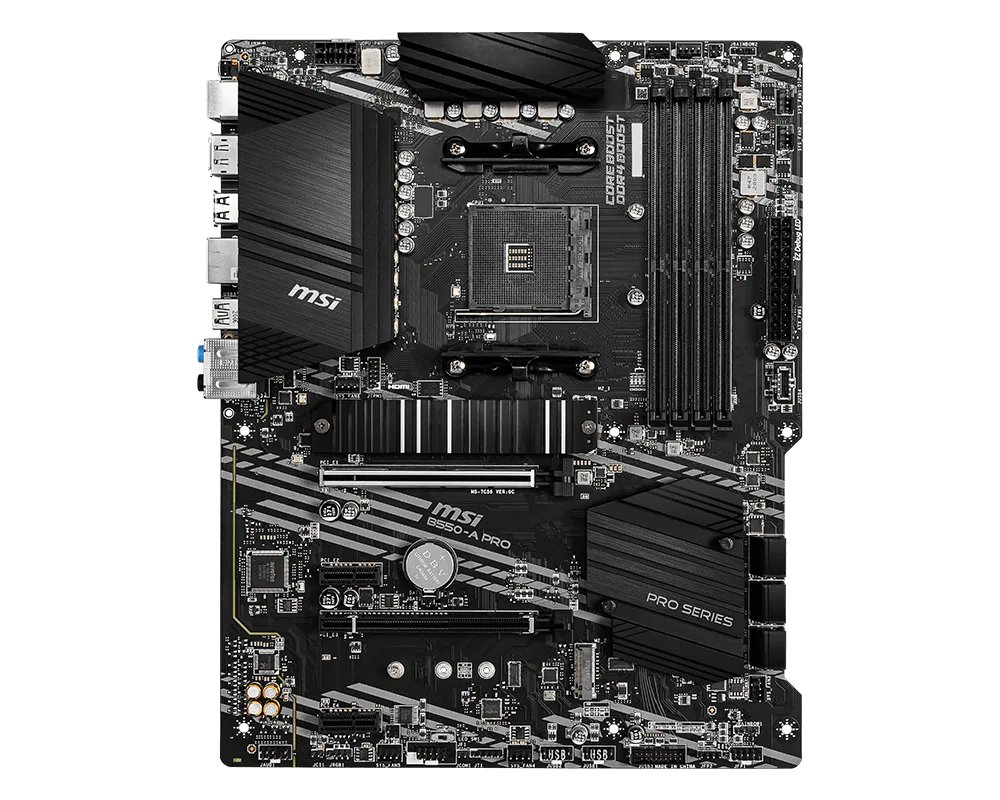 Материнcька плата MSI B550-A PRO sAM4 B550 4xDDR4 HDMI DP ATX (911-7C56-089)