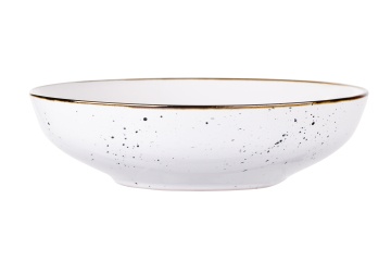Тарілка супова ARDESTO Bagheria Bright white, 20см, кераміка, білий (AR2920WGC)