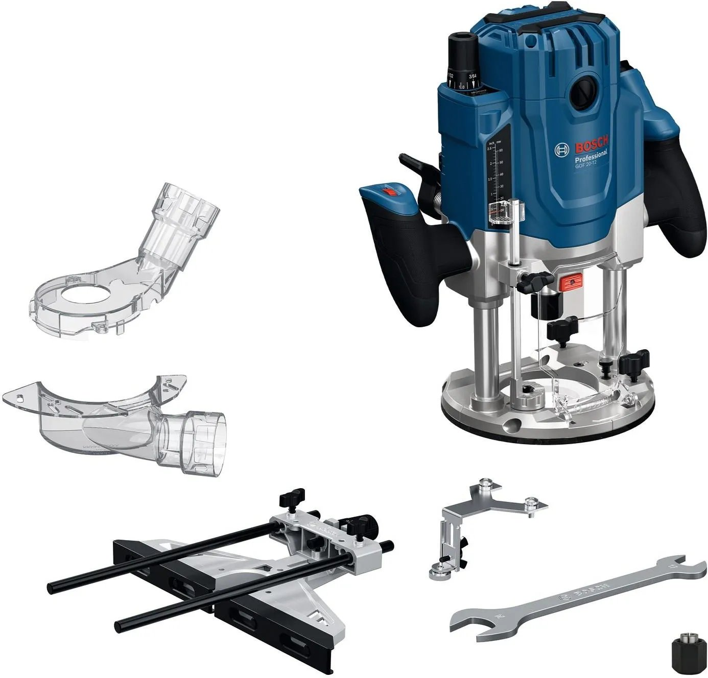 Фрезер Bosch Professional GOF 20-12 550Вт 33000об/хв 0.89кг (0.601.627.220)